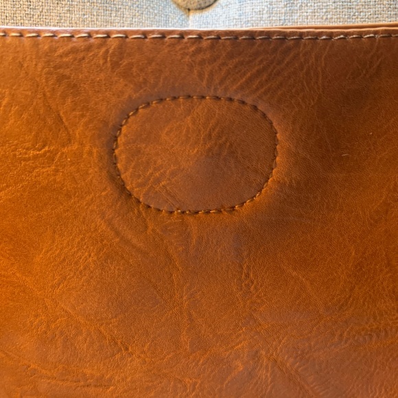 Ahdorned Camel Crossbody Bag with Strap - Picture 11 of 14